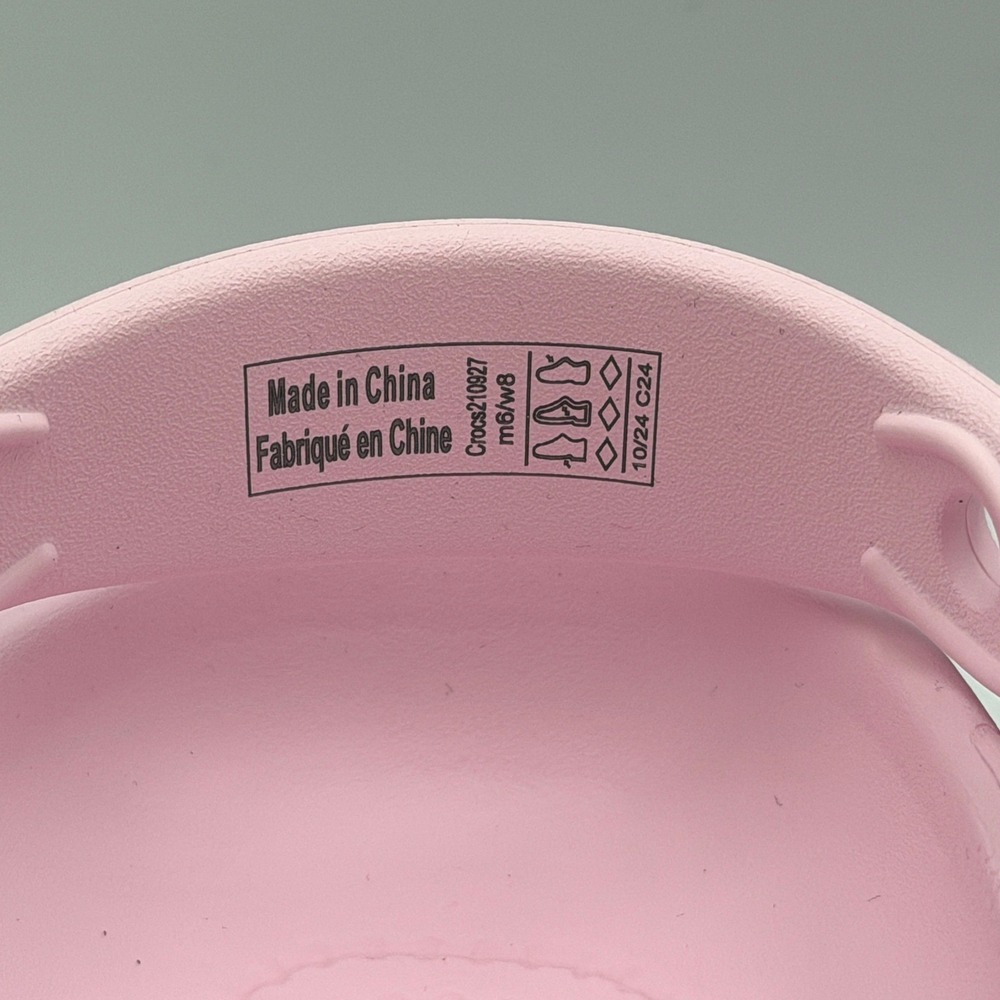 Crocs Classic Floral Cut Out Clog M4/W6 Pink 210927-6ZW **NEW** - Picture 12 of 15